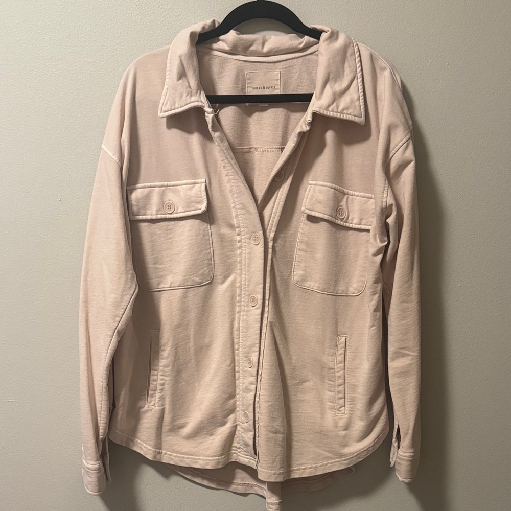 Thread & Supply Button Up Jacket Top - image 1